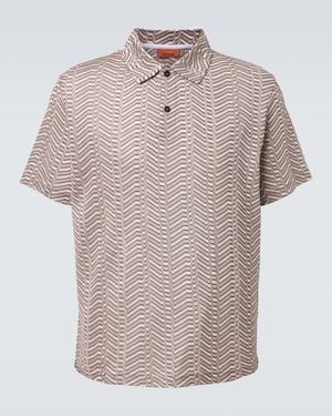 Missoni Polo Estampado - Blanco