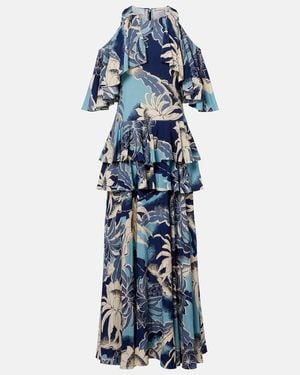 JW Anderson Bedrucktes Maxikleid - Blau