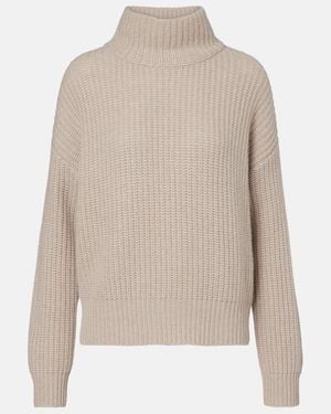 Lisa Yang Julina Turtleneck Cashmere Jumper - Natural
