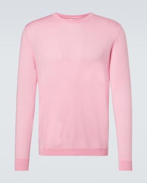 Allude Virgin Wool Jumper - Pink