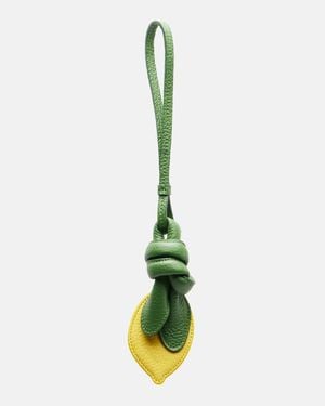 Jacquemus Le Citron Small Leather Bag Charm - Green