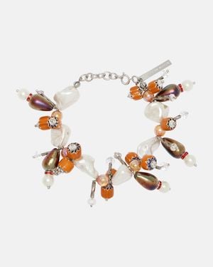 Dries Van Noten Embellished Bracelet - White