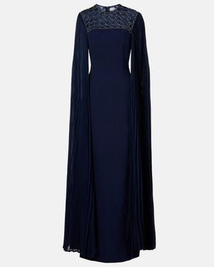 Rebecca Vallance Memphis Embellished Gown - Blue