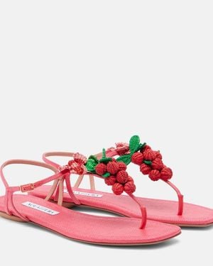 Aquazzura Sandales Berry - Rose