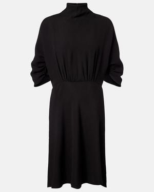 The Row Midikleid Emmeline Aus Cady - Schwarz