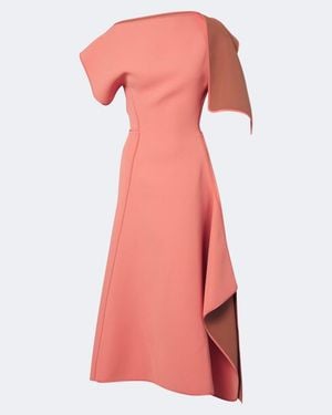 Maticevski Midikleid Diadem - Pink