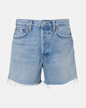Agolde Shorts Nye De Denim - Azul