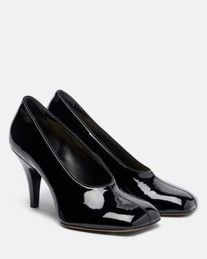 Phoebe Philo Patent Leather Court Shoes - Black