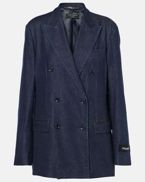 Dolce & Gabbana Denim Blazer - Blue