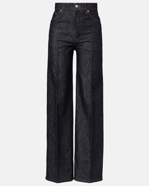 Stella McCartney Mid-Rise Wide-Leg Jeans - Blue