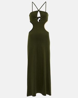 Johanna Ortiz Cutout Maxi Dress - Green