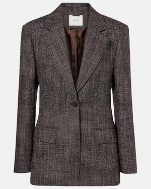 JOSEPH Fallon Virgin Wool Blazer - Black