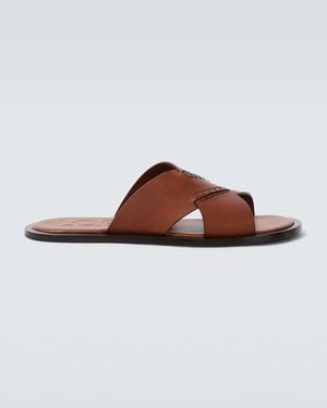 Loewe Paula's Ibiza Sandalen Flex Aus Leder - Braun