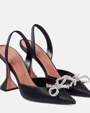 AMINA MUADDI Rosie 95mm Crystal-embellished Court Shoes - Black