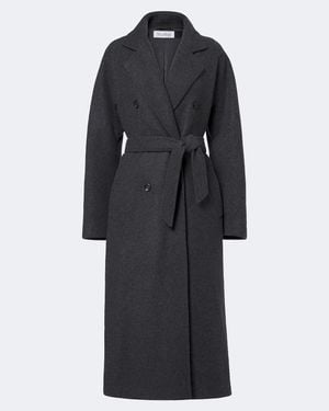 Max Mara Cashmere Wrap Coat - Black