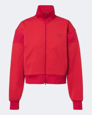 adidas By Stella McCartney Logo Zip-Up Sweatshirt - Red