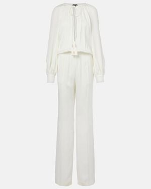 Tom Ford Crepe Cady Jumpsuit - White