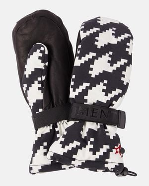 Perfect Moment Davos Printed Mittens - Black