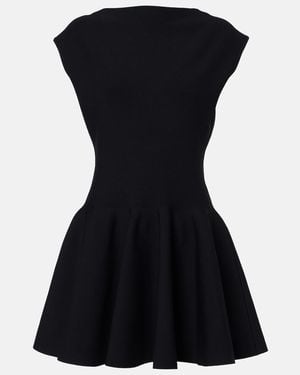 Alaïa Skater Minidress - Black