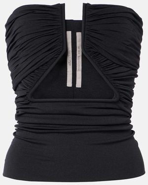 Rick Owens Jersey Bustier - Black