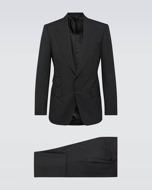 Tom Ford Shelton Wool Suit - Black