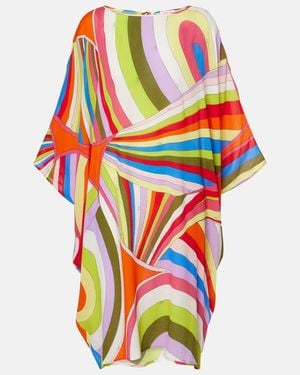 PUCCI Iride Kaftan - Red