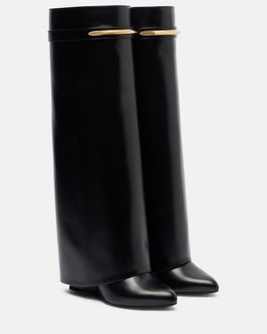 Givenchy Stiefel Shark 95 Aus Leder - Schwarz