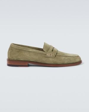 Green Manolo Blahnik Slip-on shoes for Men | Lyst display picture 1