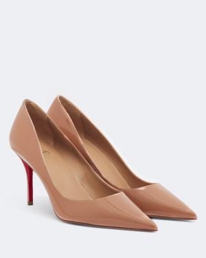 Christian Louboutin Pumps Miss Z Aus Lackleder - Braun