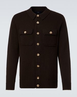 arch4 Cardigan Mr Redcar Aus Kaschmir - Schwarz