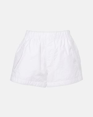 Wardrobe NYC Shorts De Mezcla De Algodon - Blanco