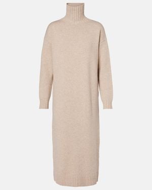 Max Mara Summer Cashmere Sweater Dress - Natural