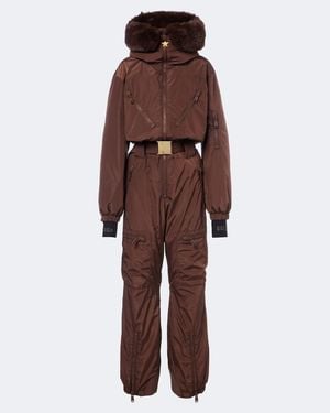 Goldbergh Quinn Belted Ski Suit - Red