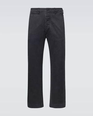 AURALEE Chinohose Aus Baumwolle - Blau