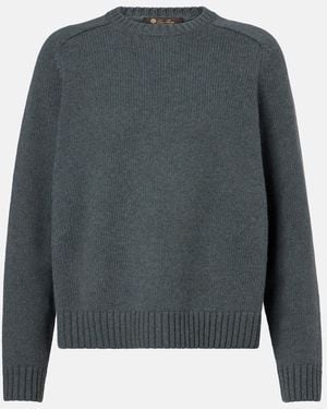 Loro Piana Parksville Cashmere Jumper - Grey