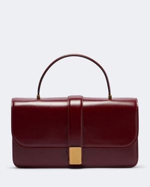 KHAITE Henkeltasche Blake Medium Aus Leder - Lila