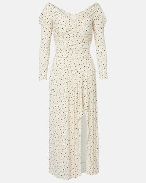 Isabel Marant Giovana Jersey Midi Dress - Natural