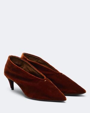 KHAITE Pumps Miriam Aus Samt - Braun