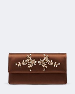 Manolo Blahnik Clutch Capripla - Marrone