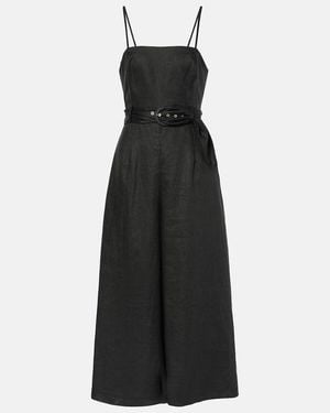 Zimmermann Linen Jumpsuit - Black