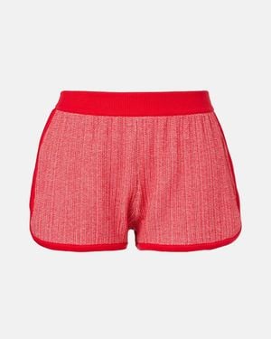 Versace Cotton Shorts - Red