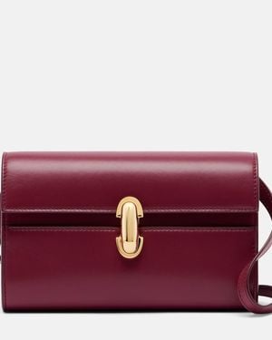 SAVETTE Bolso Cruzado Symmetry Mini De Piel - Morado