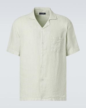 Thom Sweeney Linen Shirt - White