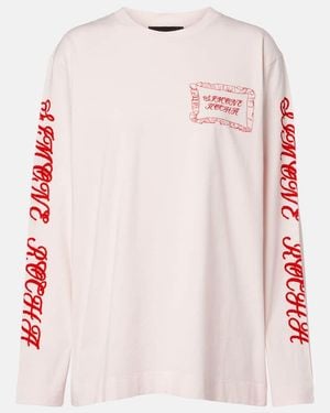 Simone Rocha Pillowcase Printed Cotton Jersey T-Shirt - Pink