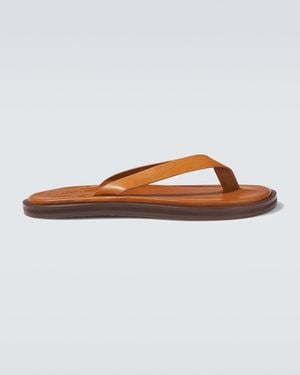 Studio Nicholson Curren Leather Thong Sandals - Brown