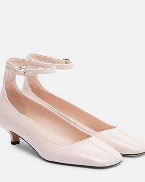 TOTEME Leather Court Shoes - Pink