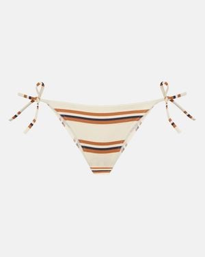 Eres Braga De Bikini A Rayas - Blanco