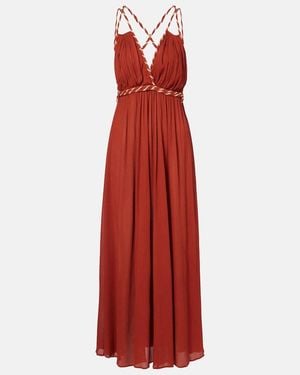 Poupette Colette Maxi Dress - Red