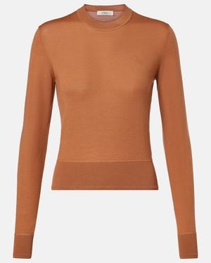 Chloé Pullover Aus Wolle - Braun