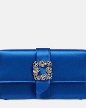 Manolo Blahnik Clutch Capri - Blu